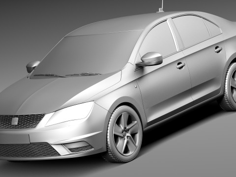 Seat Toledo 2013 3D Model