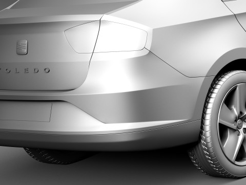 Seat Toledo 2013 3D Model