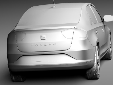 Seat Toledo 2013 3D Model