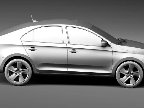 Seat Toledo 2013 3D Model