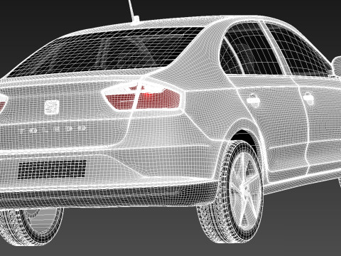 Seat Toledo 2013 3D Model