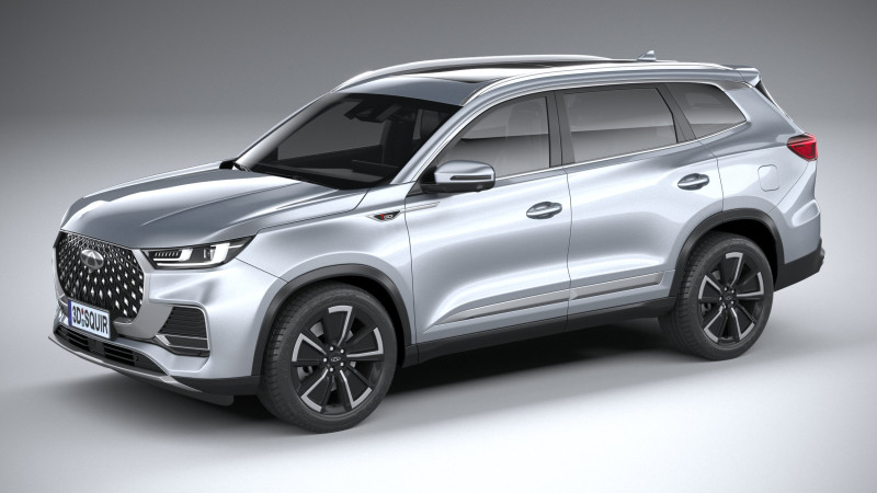 Chery Tiggo 8 Pro Max 2025 Model 3D .c4d .max .obj .3ds .fbx .stl .blend
