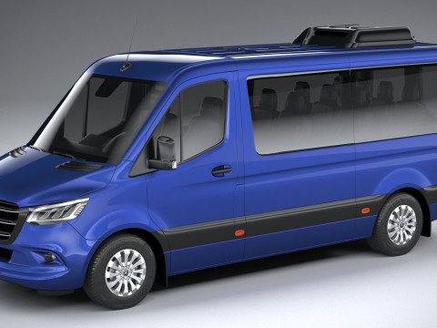 Mercedes-Benz Sprinter Passenger L2H1 2025 3D-Modell