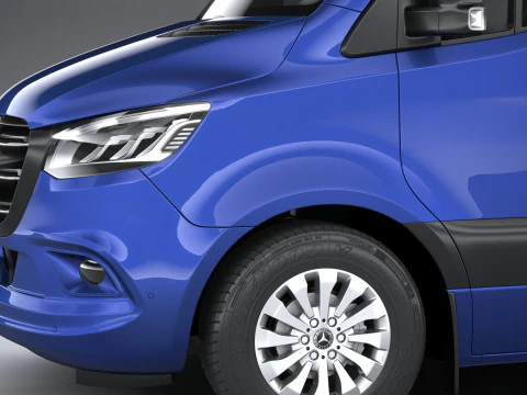 Mercedes-Benz Sprinter Passenger L2H1 2025 3D Model