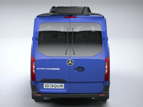 Mercedes-Benz Sprinter Passenger L2H1 2025 3D Model