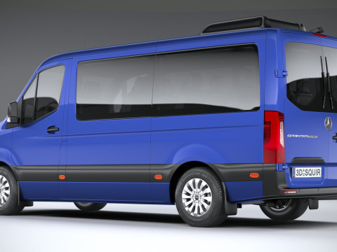Mercedes-Benz Sprinter Passenger L2H1 2025 3Dモデル