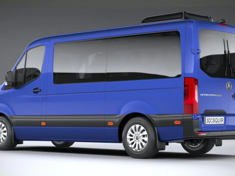 Mercedes-Benz Sprinter Passenger L2H1 2025 3D Model