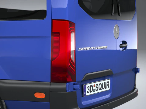 Mercedes-Benz Sprinter Passenger L2H1 2025 3D Model