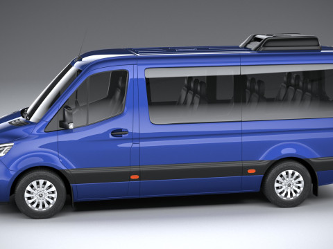 Mercedes-Benz Sprinter Passenger L2H1 2025 3Dモデル