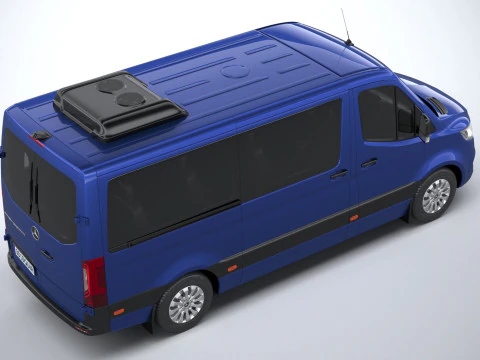 Mercedes-Benz Sprinter Passenger L2H1 2025 3D Model