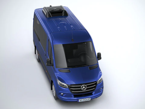 Mercedes-Benz Sprinter Passenger L2H1 2025 3D Model