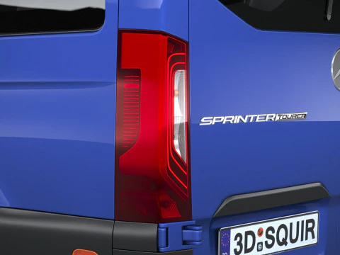 Mercedes-Benz Sprinter Passenger L2H1 2025 3D Model