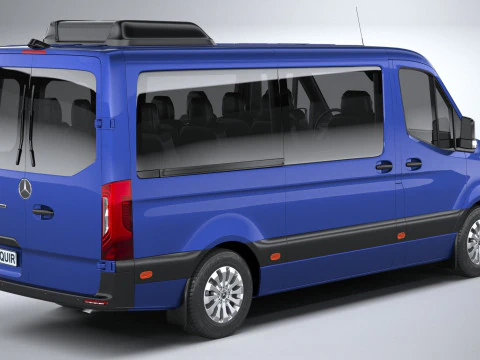 Mercedes-Benz Sprinter Passenger L2H1 2025 3D Model