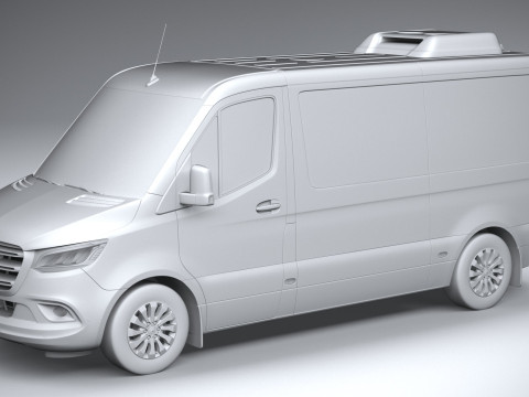 Mercedes-Benz Sprinter Passenger L2H1 2025 3Dモデル