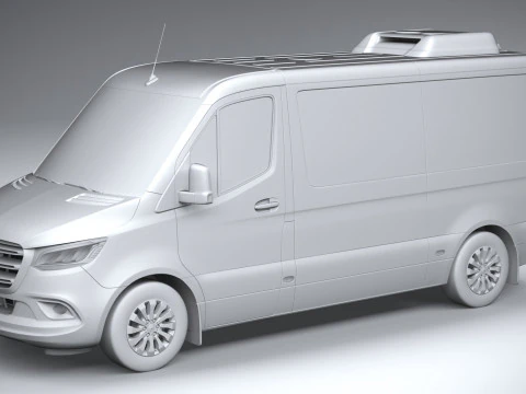 Mercedes-Benz Sprinter Passenger L2H1 2025 3D Model