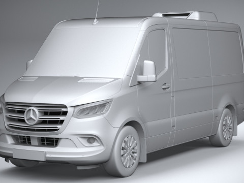Mercedes-Benz Sprinter Passenger L2H1 2025 3Dモデル