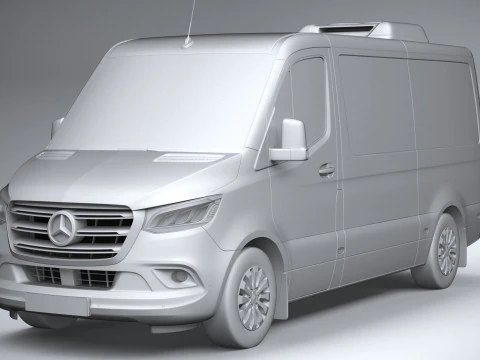 Mercedes-Benz Sprinter Passenger L2H1 2025 3D Model