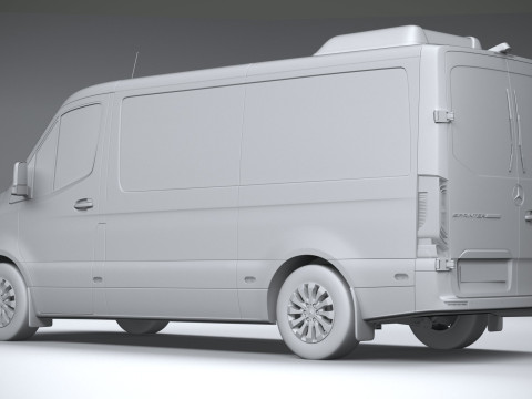 Mercedes-Benz Sprinter Passenger L2H1 2025 3Dモデル