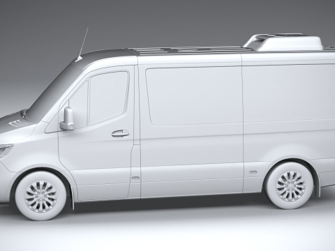 Mercedes-Benz Sprinter Passenger L2H1 2025 3Dモデル