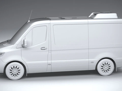 Mercedes-Benz Sprinter Passenger L2H1 2025 3D Model