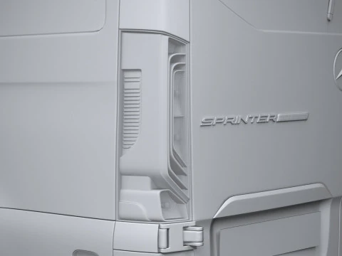 Mercedes-Benz Sprinter Passenger L2H1 2025 3D Model