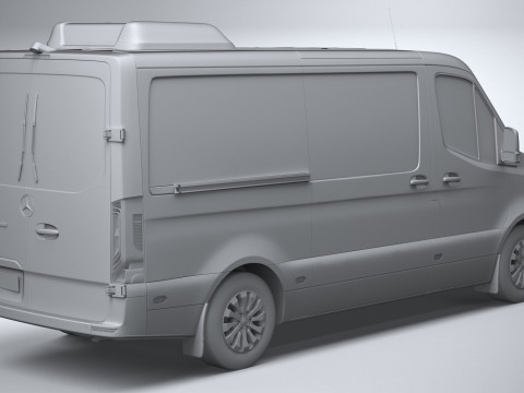 Mercedes-Benz Sprinter Passenger L2H1 2025 3Dモデル