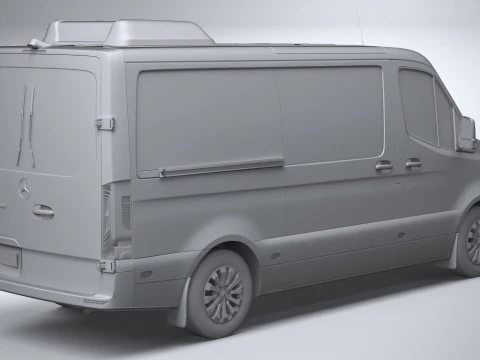 Mercedes-Benz Sprinter Passenger L2H1 2025 3D Model