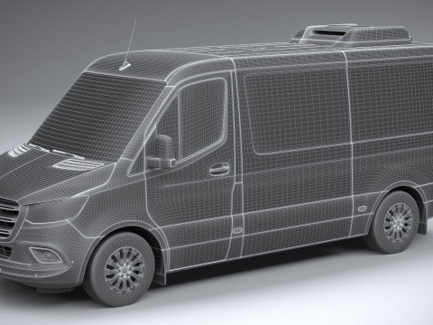 Mercedes-Benz Sprinter Passenger L2H1 2025 3Dモデル