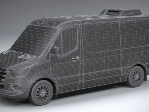 Mercedes-Benz Sprinter Passenger L2H1 2025 3D Model