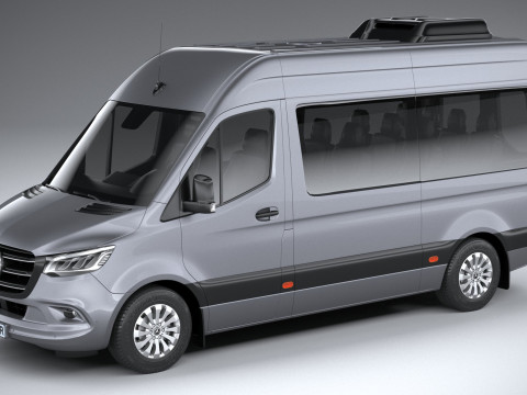 Mercedes-Benz Sprinter Passenger L2H2 2025 3D-Modell