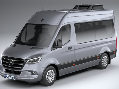 Mercedes-Benz Sprinter Passenger L2H2 2025 Modelo 3D
