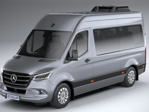 Mercedes-Benz Sprinter Passenger L2H2 2025 3D Model