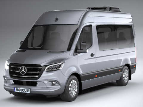 Mercedes-Benz Sprinter Passenger L2H2 2025 Modelo 3D