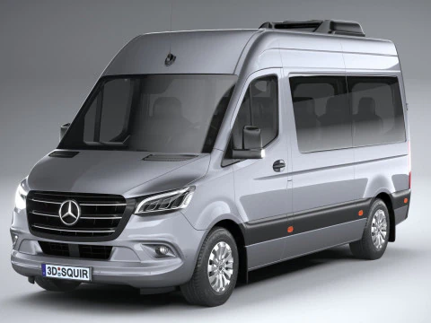 Mercedes-Benz Sprinter Passenger L2H2 2025 3D Model
