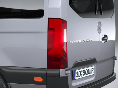 Mercedes-Benz Sprinter Passenger L2H2 2025 Modelo 3D