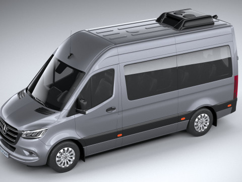 Mercedes-Benz Sprinter Passenger L2H2 2025 Modelo 3D