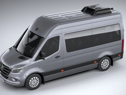 Mercedes-Benz Sprinter Passenger L2H2 2025 3D Model