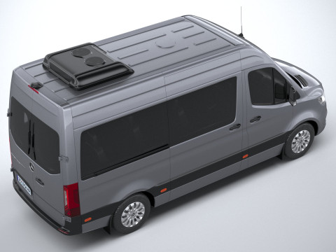Mercedes-Benz Sprinter Passenger L2H2 2025 Modelo 3D