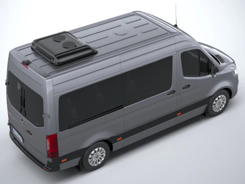 Mercedes-Benz Sprinter Passenger L2H2 2025 3D Model