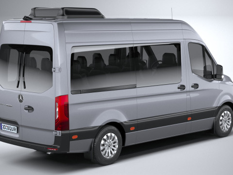 Mercedes-Benz Sprinter Passenger L2H2 2025 Modelo 3D