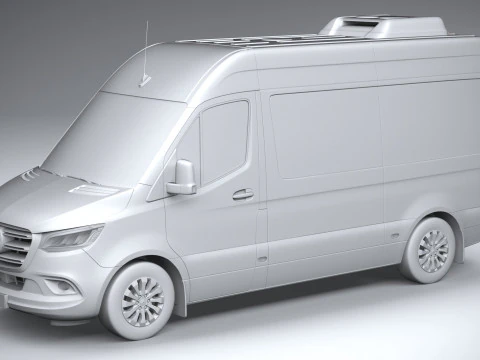 Mercedes-Benz Sprinter Passenger L2H2 2025 3D Model