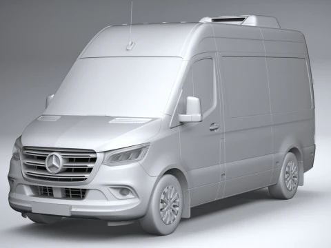 Mercedes-Benz Sprinter Passenger L2H2 2025 3D Model