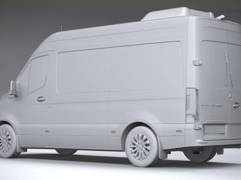 Mercedes-Benz Sprinter Passenger L2H2 2025 3D Model
