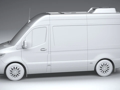 Mercedes-Benz Sprinter Passenger L2H2 2025 3D Model