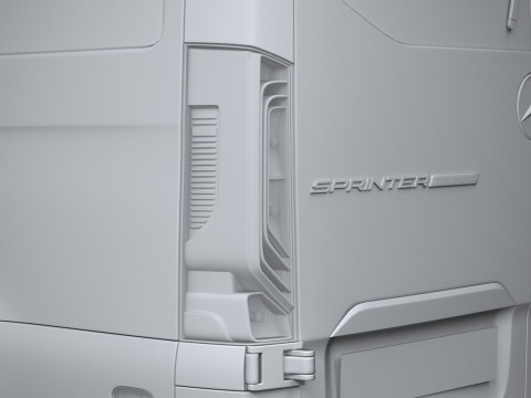 Mercedes-Benz Sprinter Passenger L2H2 2025 Modelo 3D