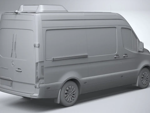 Mercedes-Benz Sprinter Passenger L2H2 2025 3D Model