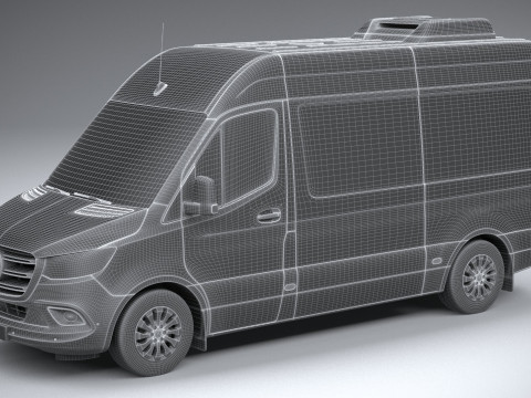 Mercedes-Benz Sprinter Passenger L2H2 2025 Modelo 3D
