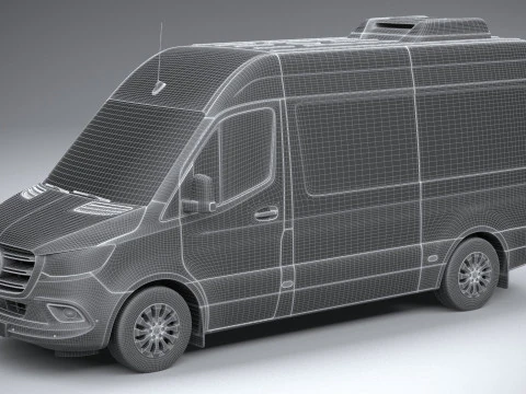 Mercedes-Benz Sprinter Passenger L2H2 2025 3D Model