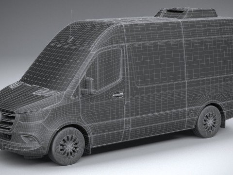Mercedes-Benz Sprinter Passenger L2H2 2025 Modelo 3D