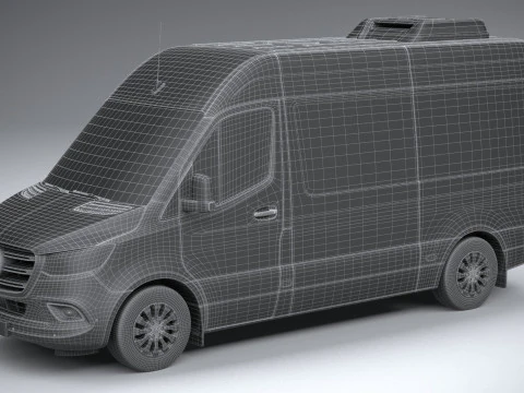 Mercedes-Benz Sprinter Passenger L2H2 2025 3D Model